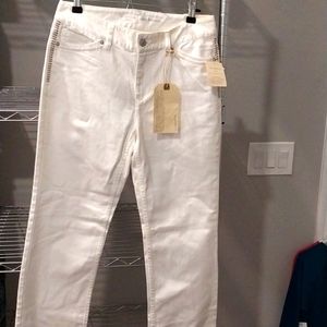 Liz Claiborne classic white boot cut jeans NWT!